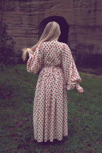 The Evangelina – English Heart Block Print Dress