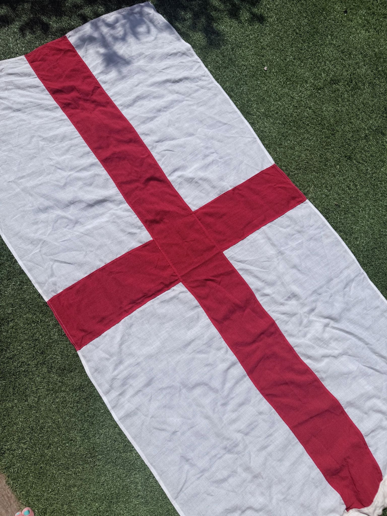 Large Vintage Maritime St George's Cross Flag | Patriotic History