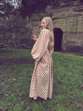 The Evangelina – English Heart Block Print Dress