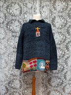 Church Marriage: Vintage Handmade Amano Sweater