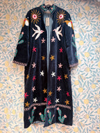 The Freebird Velvet Festival Coat | Traditionally Made and Hand Block Printed