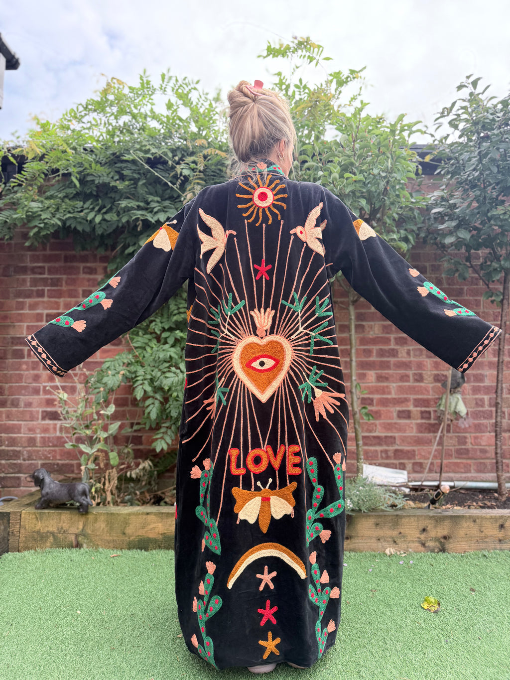 The Freebird Velvet Festival Coat | Traditionally Made and Hand Block Printed