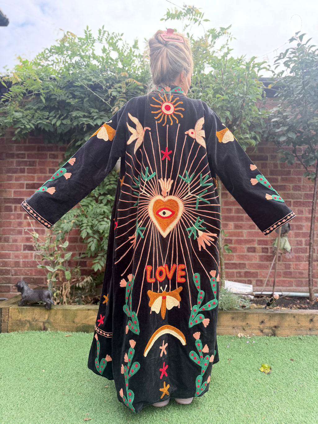 The Freebird Velvet Festival Coat | Traditionally Made and Hand Block Printed