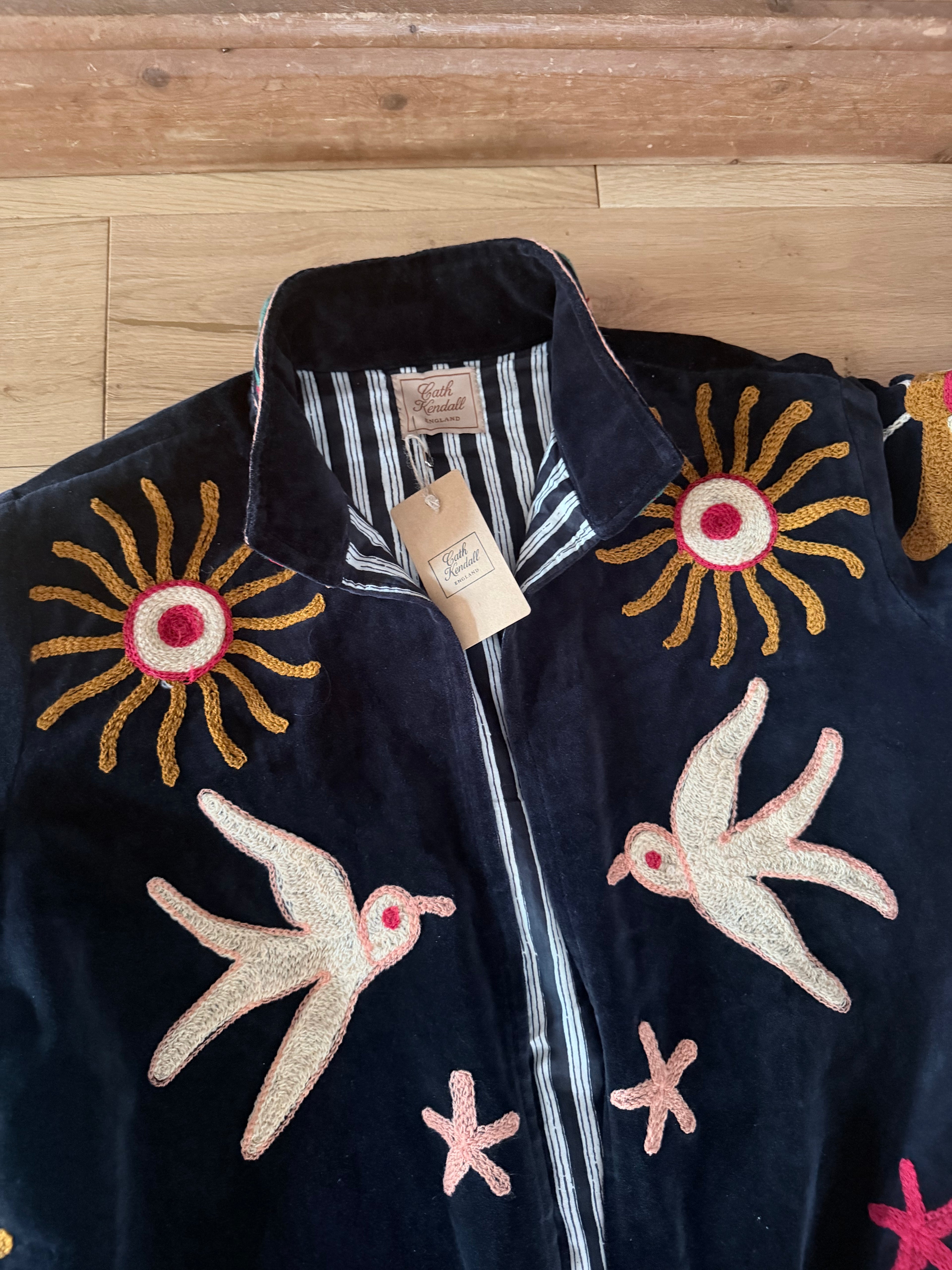 The Freebird Velvet Festival Coat | Traditionally Made and Hand Block Printed