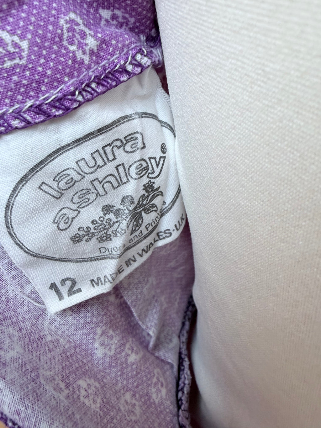 Lavender Dream: Laura Ashley 1970s Dress