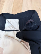 Rare Vintage 1980s YSL Rive Gauche Picasso Collection Black & Ivory Suit