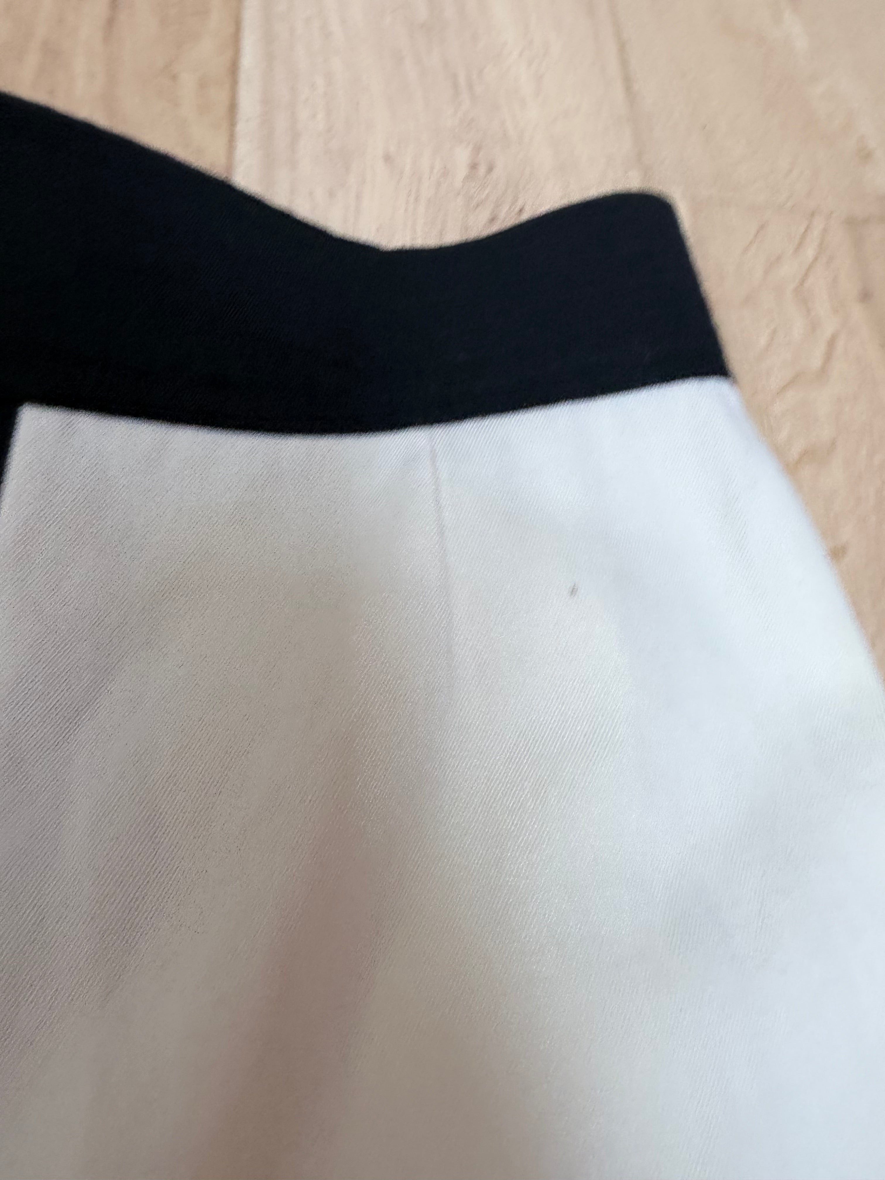 Rare Vintage 1980s YSL Rive Gauche Picasso Collection Black & Ivory Suit