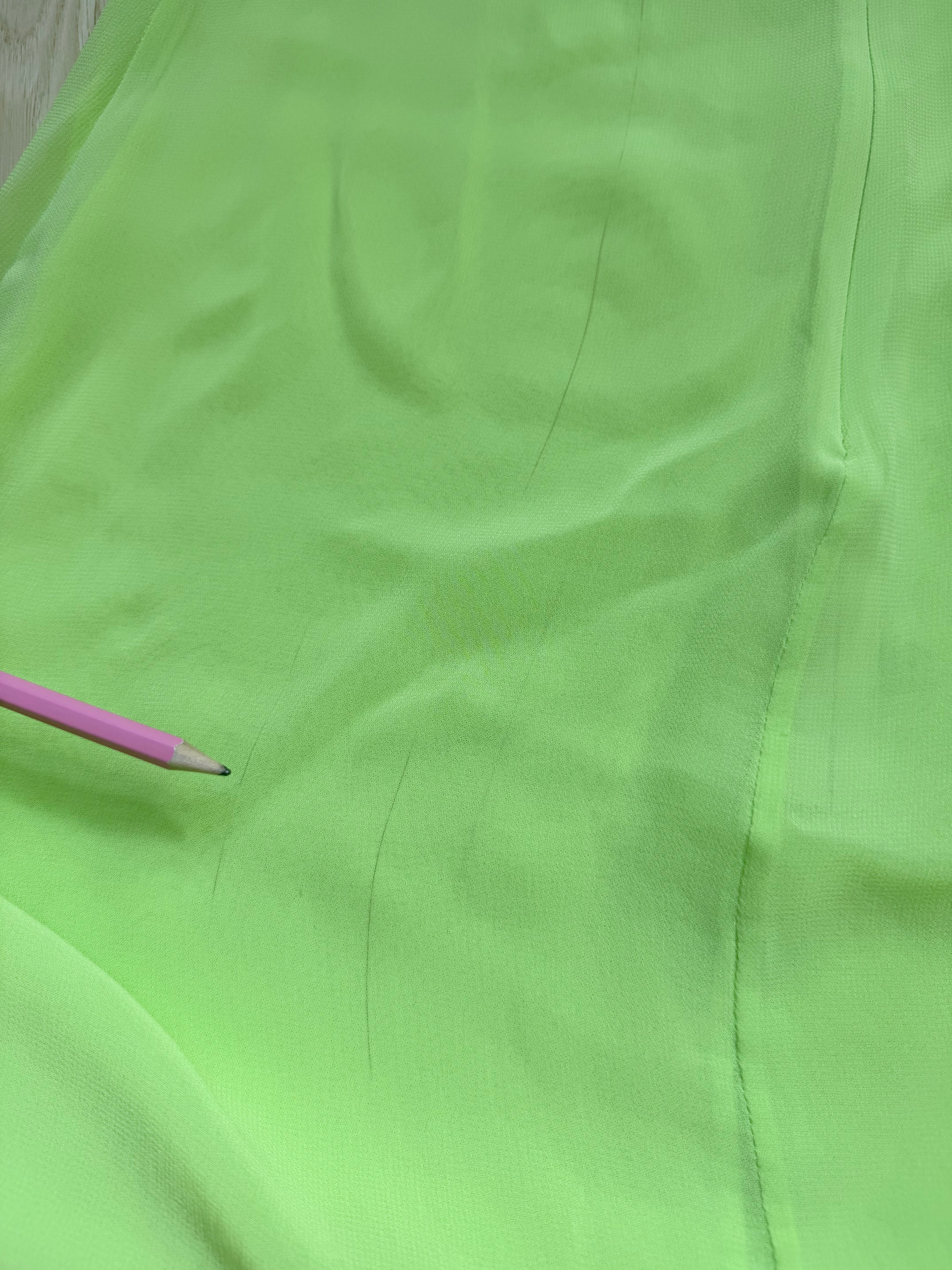 Vintage 1990s Versus Gianni Versace Bright Green Rhinestone Star Dress