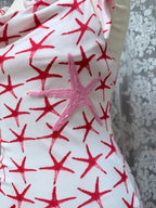 Vintage 1990s Versace Jeans Starfish Midi Dress