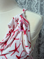 Vintage 1990s Versace Jeans Starfish Midi Dress