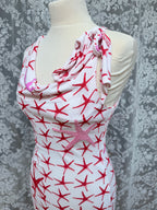 Vintage 1990s Versace Jeans Starfish Midi Dress