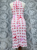 Vintage 1990s Versace Jeans Starfish Midi Dress
