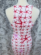 Vintage 1990s Versace Jeans Starfish Midi Dress