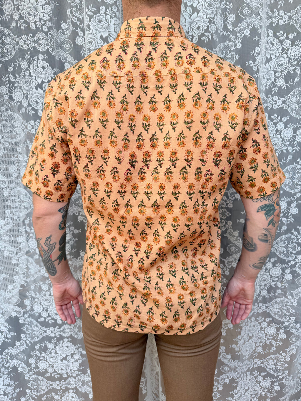 The Jasper | Handmade Cotton Vintage Style Button Up Shirt