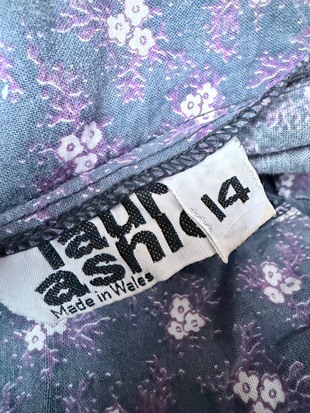 The Lacey: Gorgeous Laura Ashley 1970s Vintage Puff Sleeve Dress