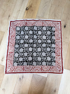Indian Block Print Boho Cotton Headscarves | Full Set of 5