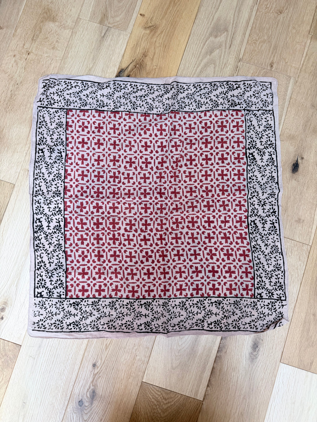 Indian Block Print Boho Cotton Headscarves | Full Set of 5