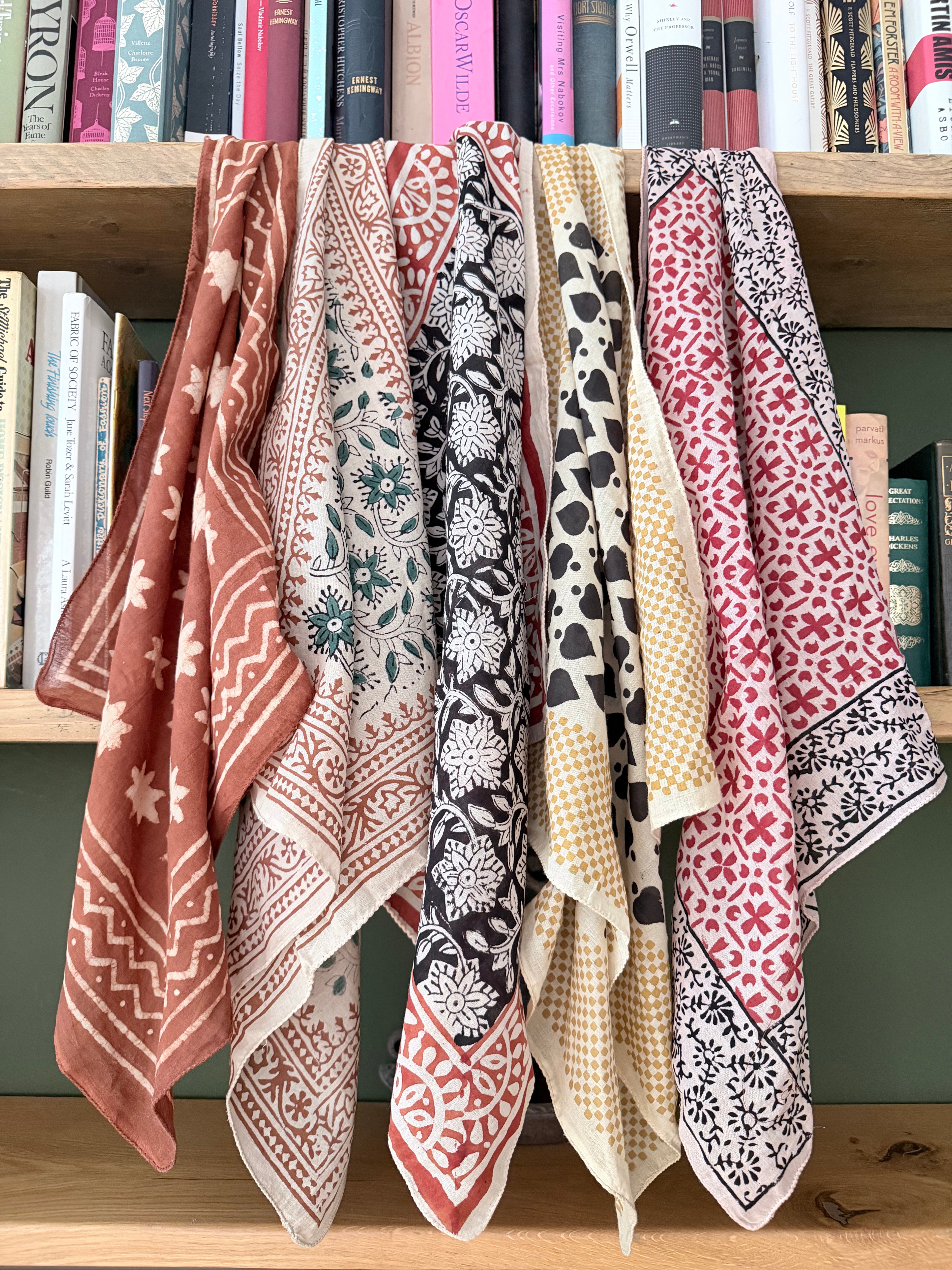 Indian Block Print Boho Cotton Headscarf | The Alice