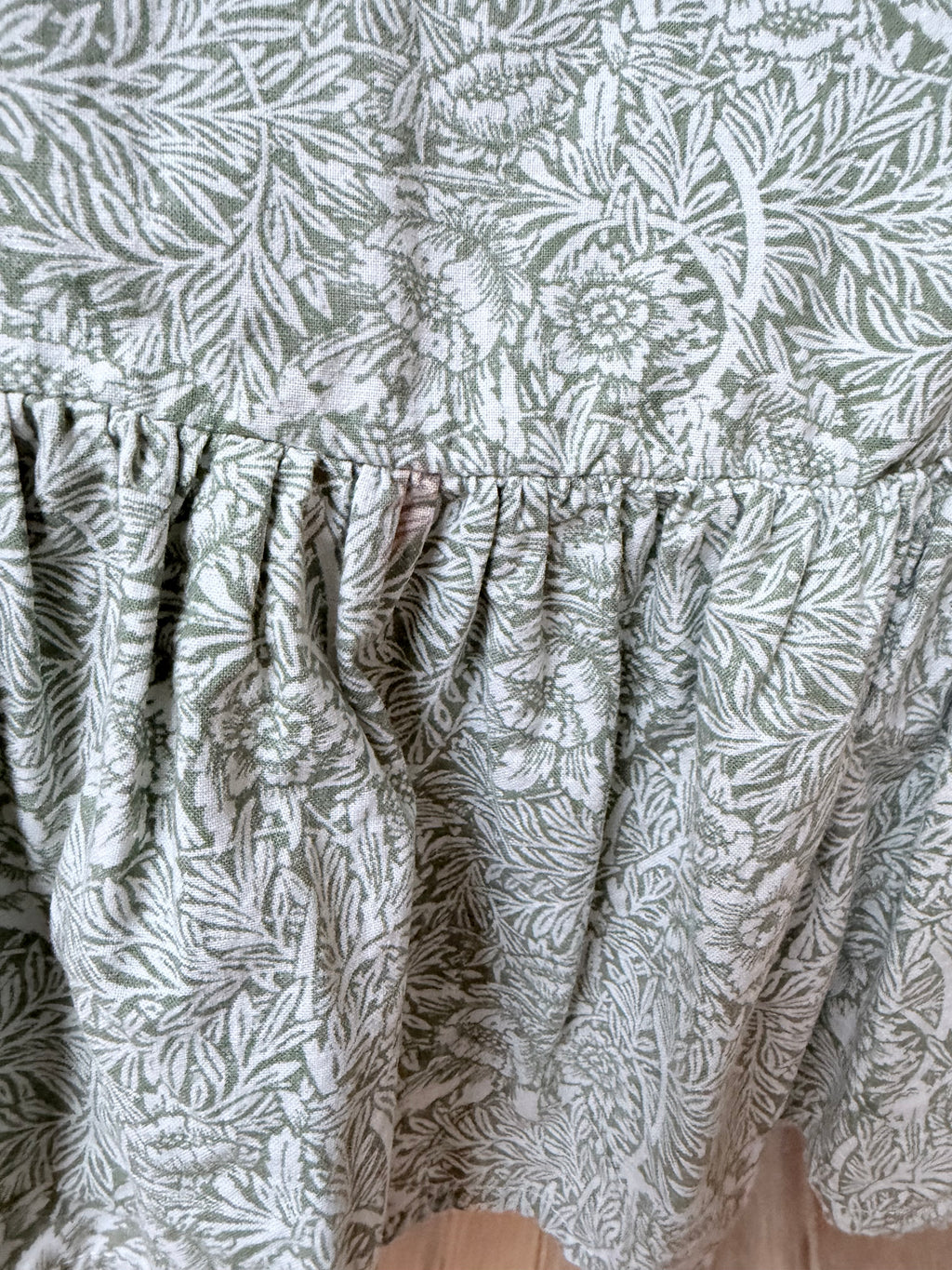 The Winter Lass: Vintage Laura Ashley 1970s William Morris High-Neck Prairie Dress