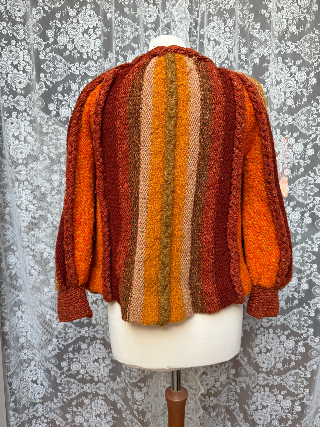 Woodland: Beautiful 1970s Hand-Knitted Cardigan