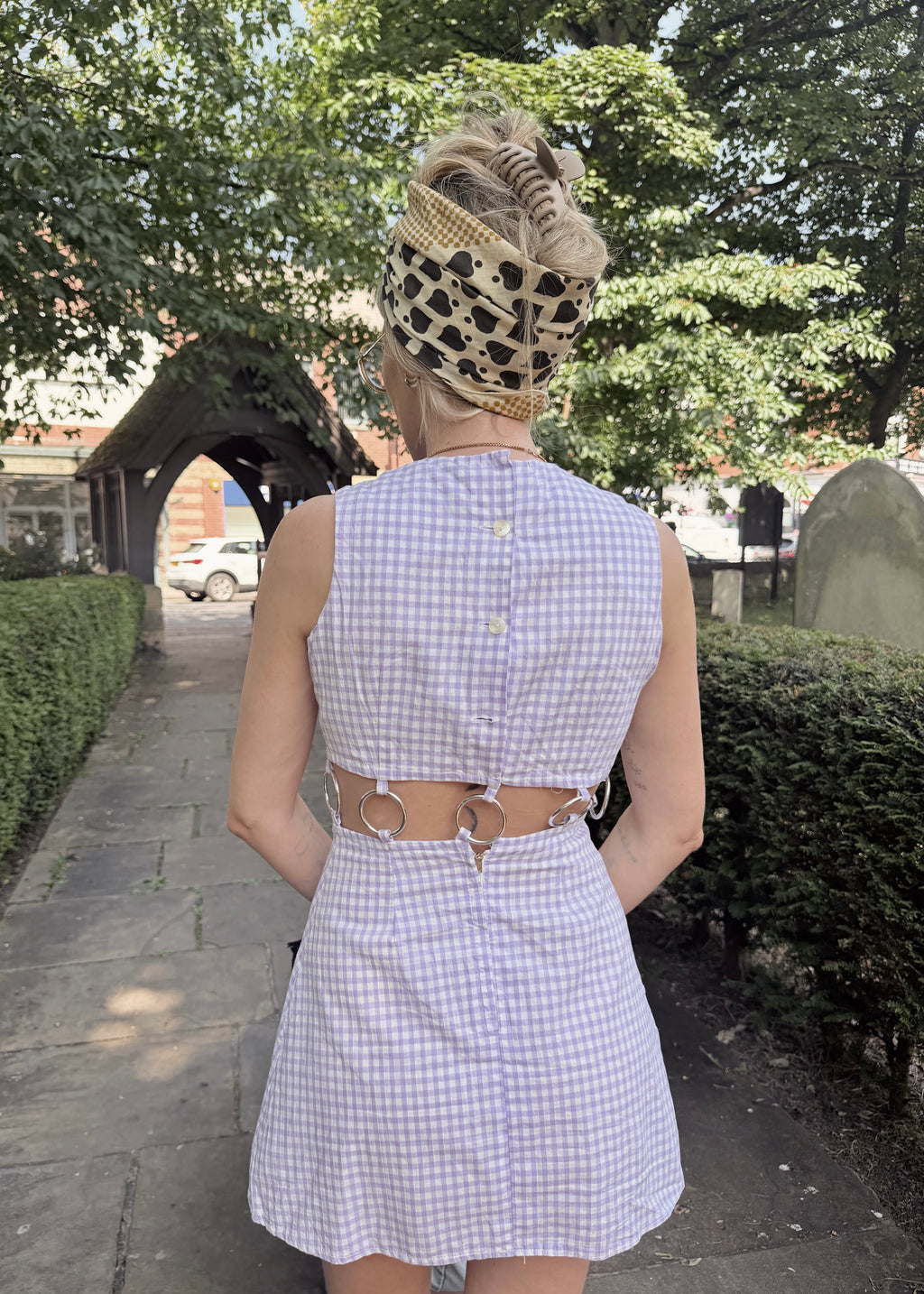 Indian Block Print Boho Cotton Headscarf | The Alice