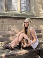 Indian Block Print Boho Cotton Headscarves | Full Set of 5