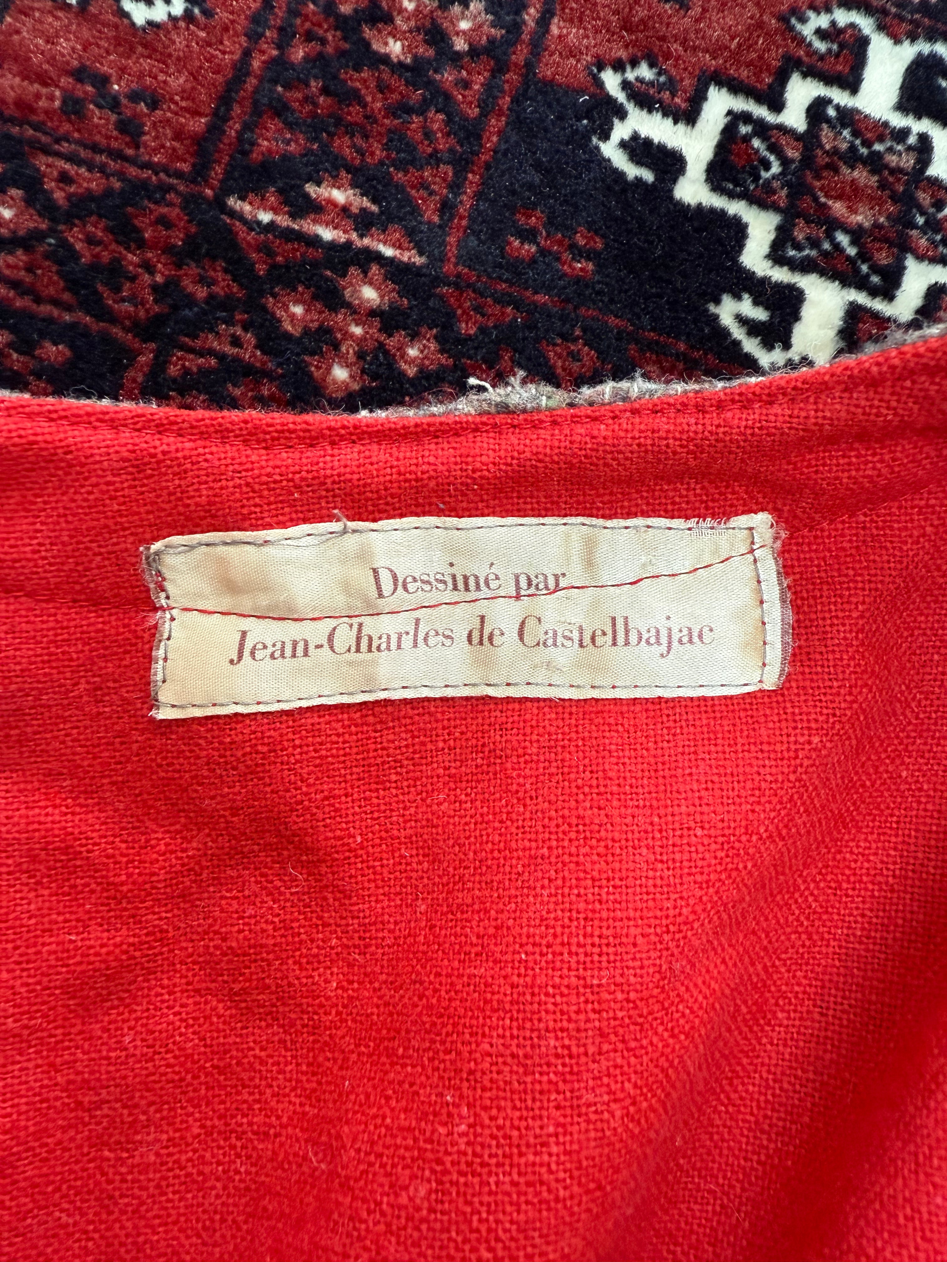 The French Fashionista: Rare Vintage 1970s Jean-Charles de Castelbajae Gilet