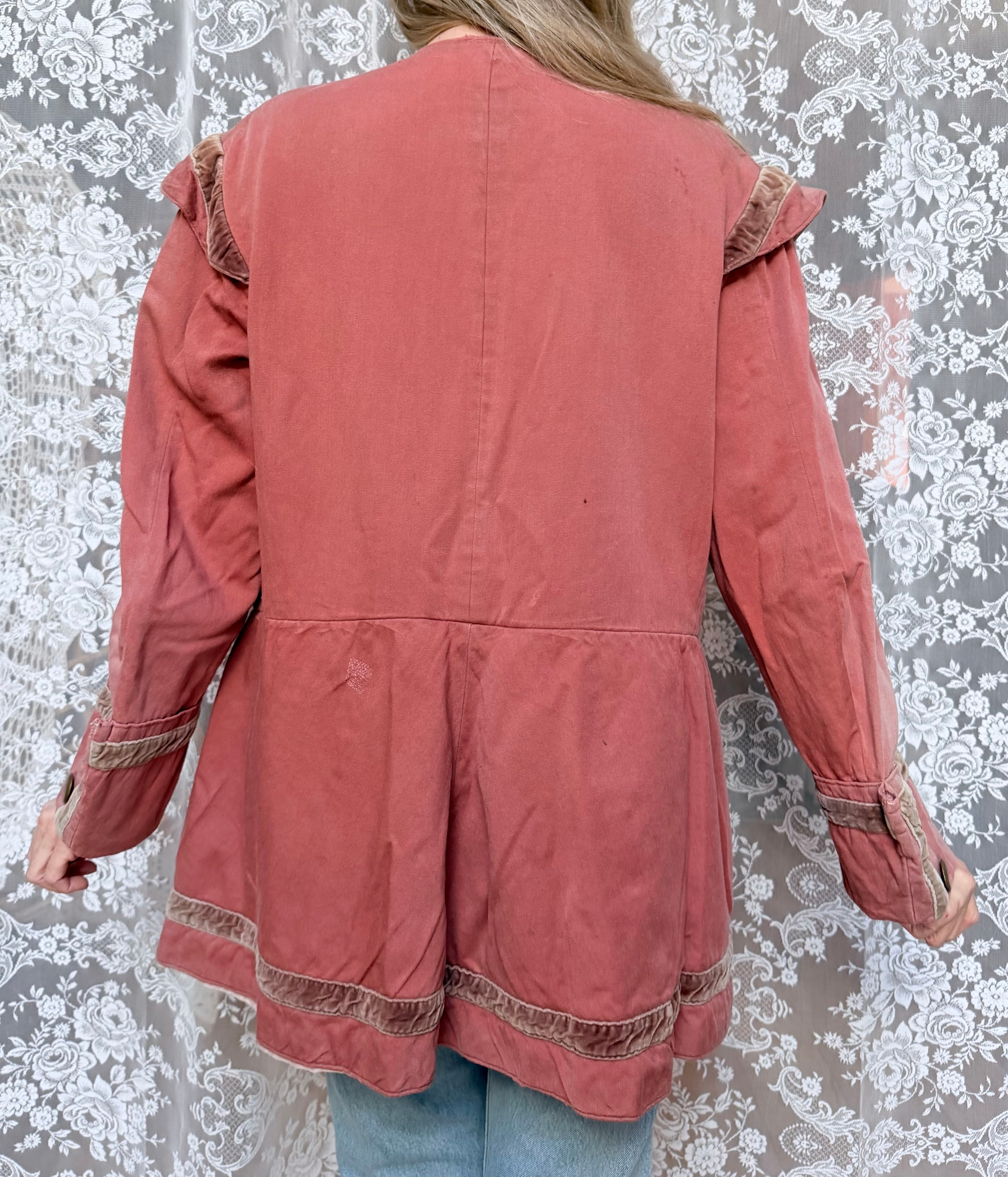 The Scarlet: Rare Edwardian W. Mutri & Son Theatrical Costume Jacket