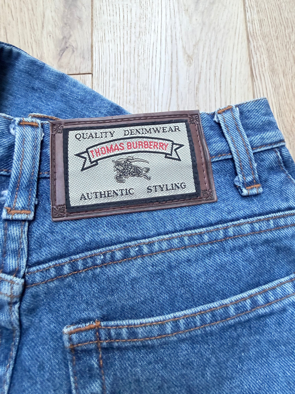 England's Finest: Vintage Burberry 1990s Denim Jeans