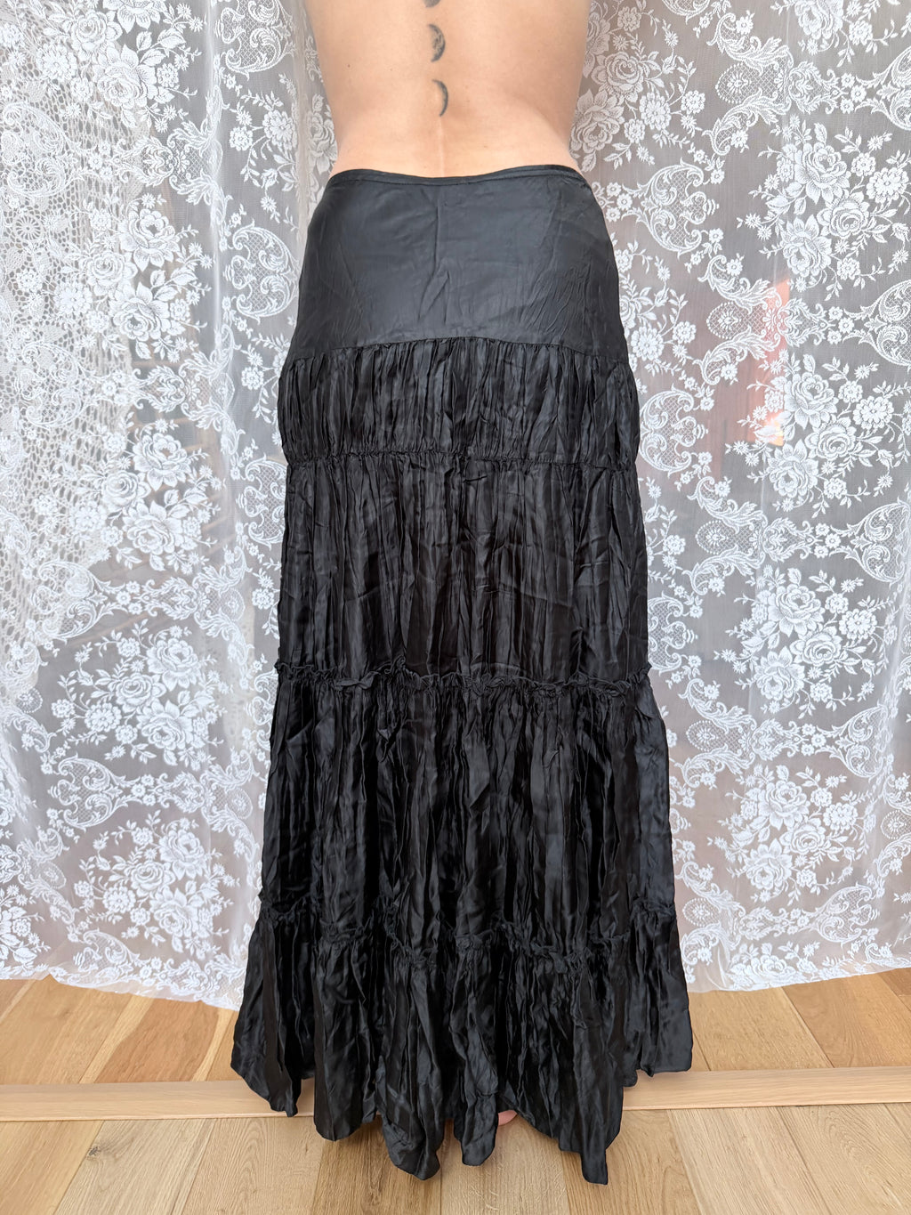 Midnight Gypsy: Vintage 1990s Y2K Topshop Whimsigoth Skirt