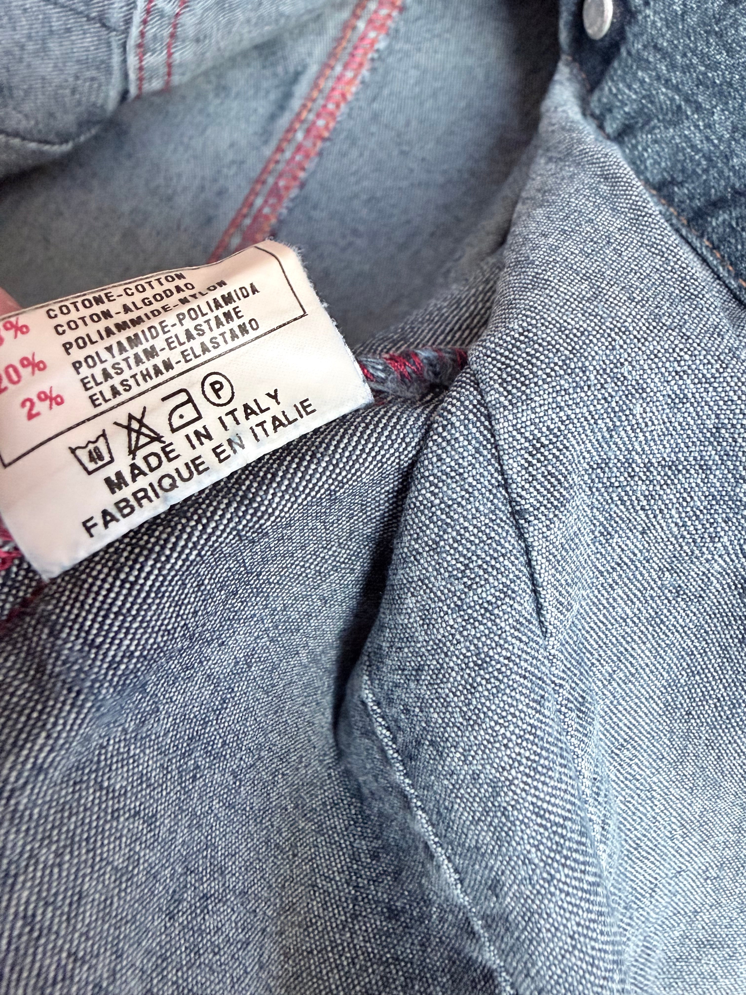 Vintage 1990s Y2K Miss 60s Blue Denim Jacket