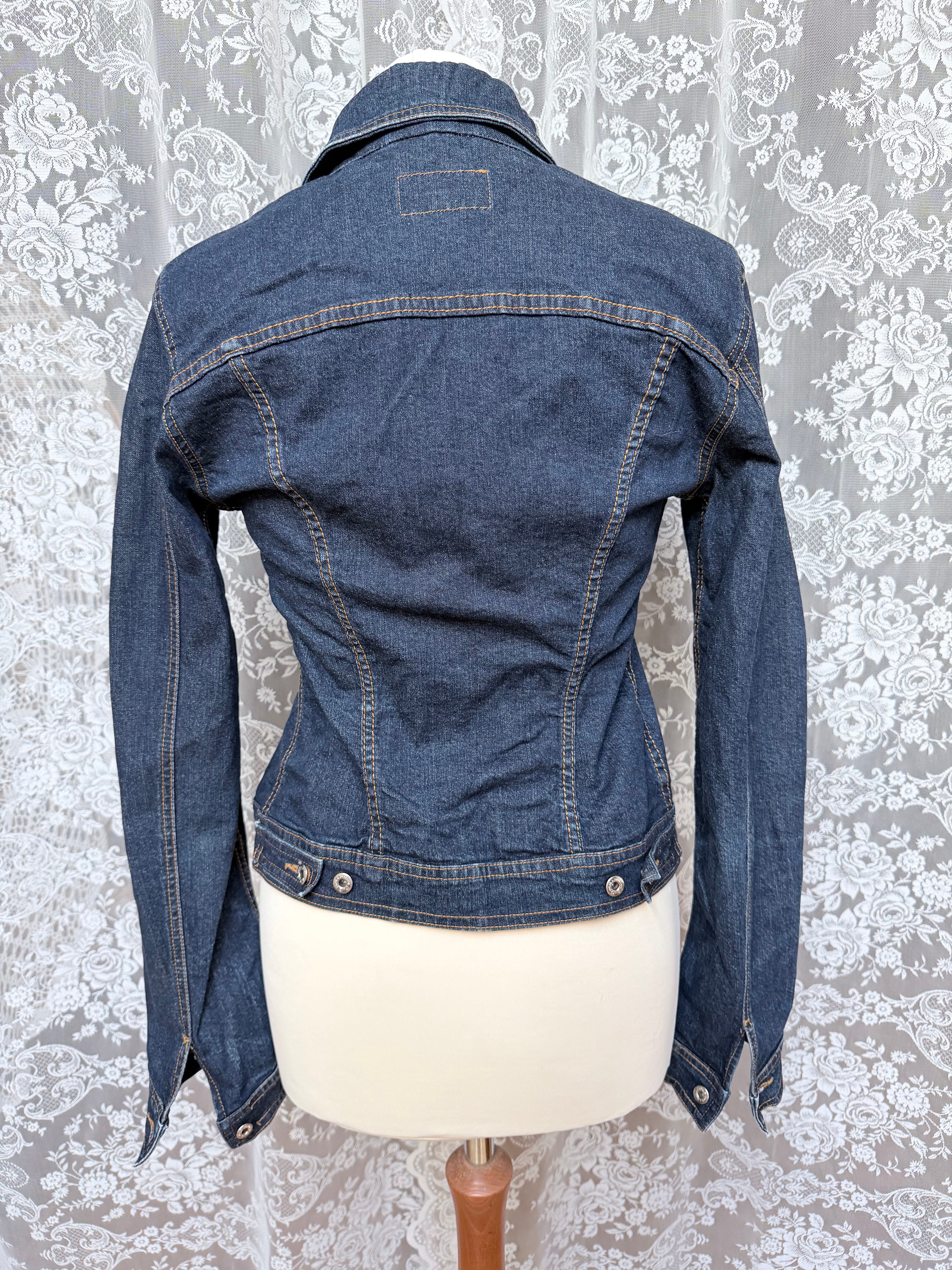 Dolce Diamond: Vintage Dolce Gabbana 1990s Y2K Denim Jacket