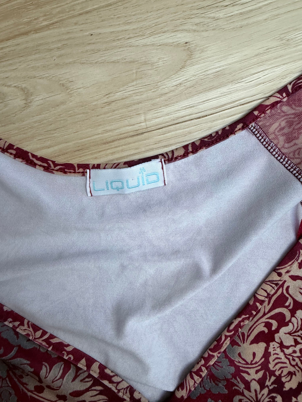 Accentual: Vintage 1990s Y2K Bell Sleeved Cropped Whimsigoth Top