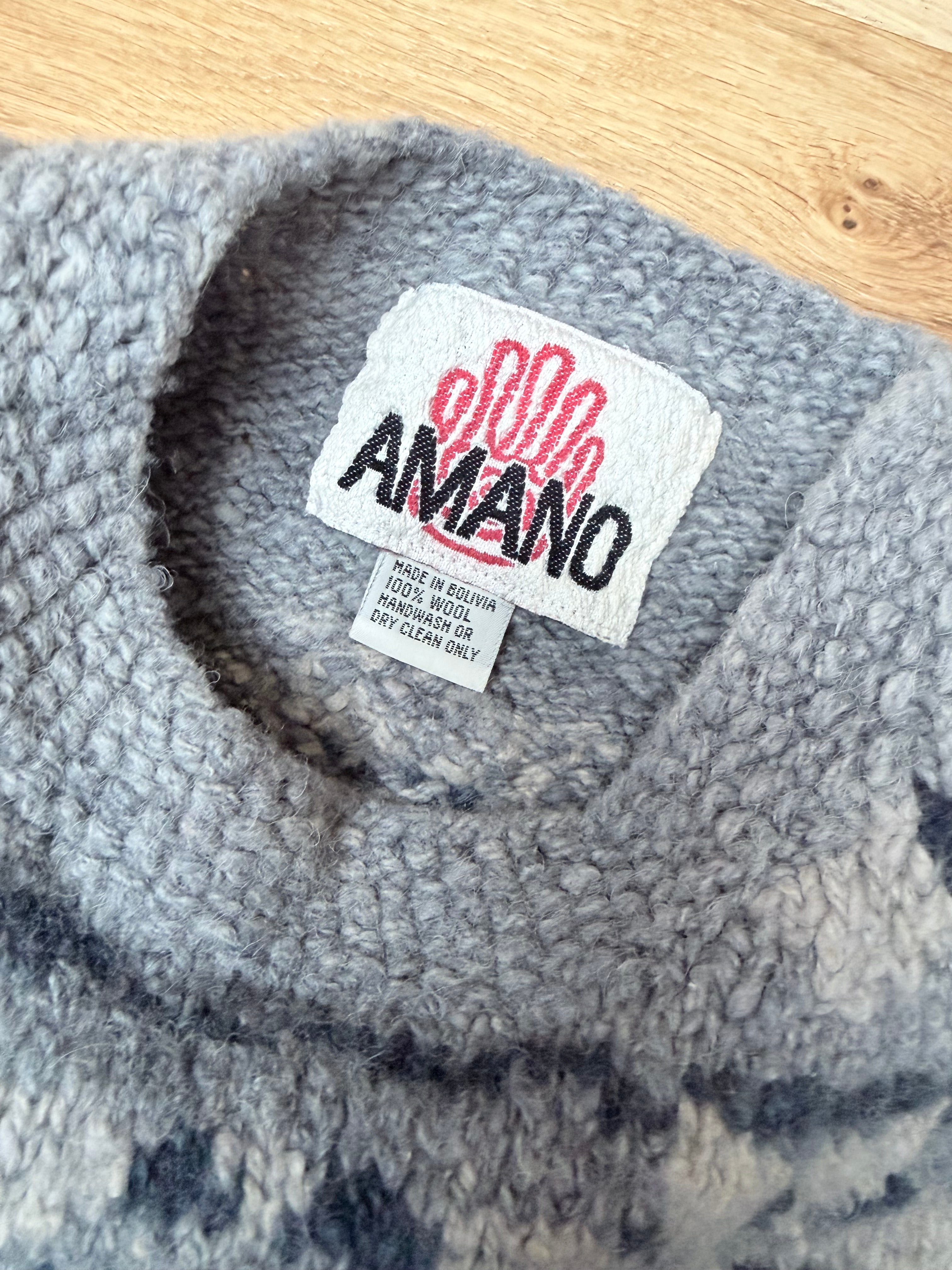The Snowflake: Vintage 1990s Amano Wool Jumper