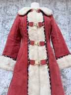 The Marcella: Vintage 1970s Faux Suede/Fur Penny Lane Coat