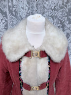 The Marcella: Vintage 1970s Faux Suede/Fur Penny Lane Coat