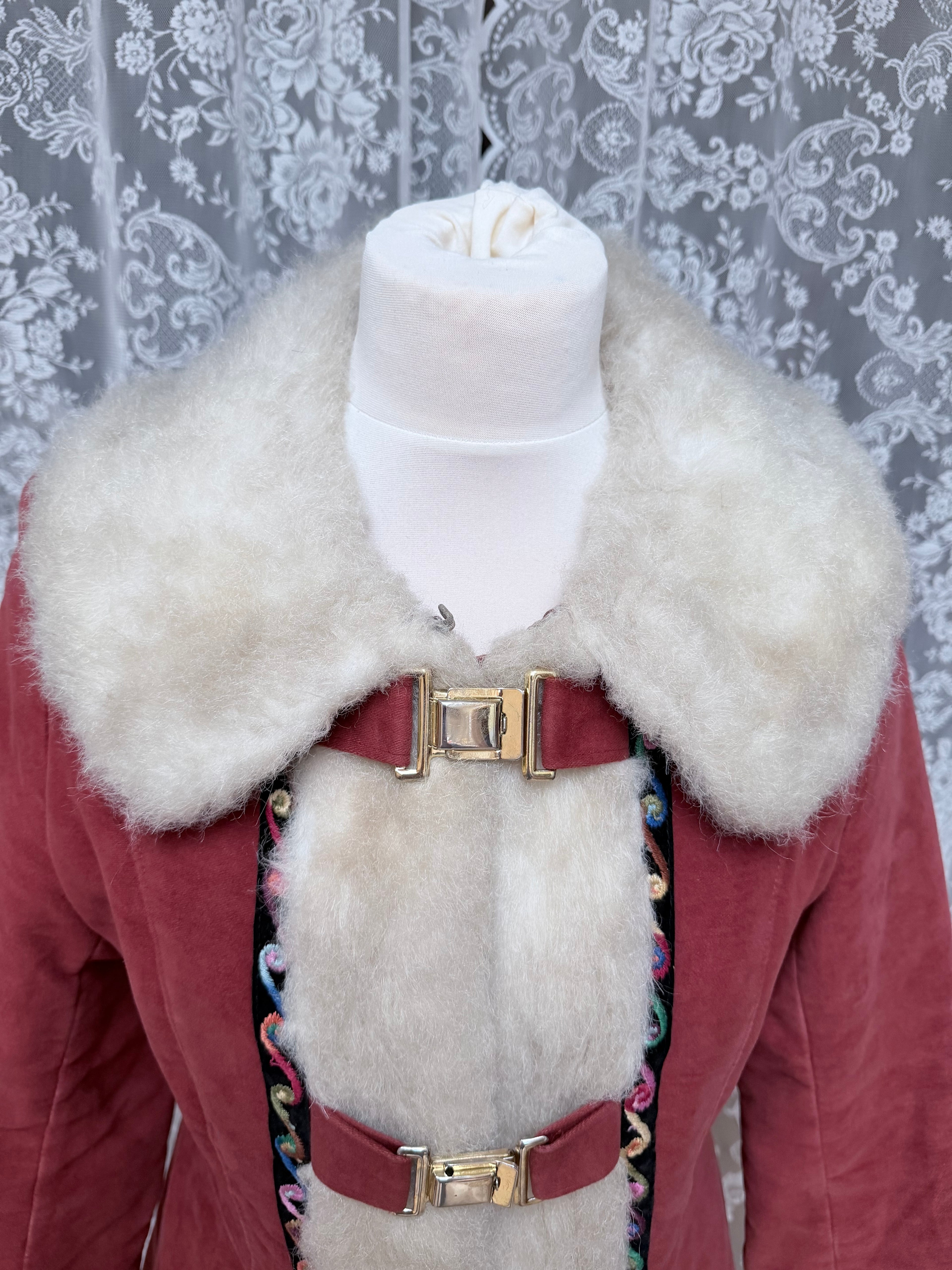 The Marcella: Vintage 1970s Faux Suede/Fur Penny Lane Coat