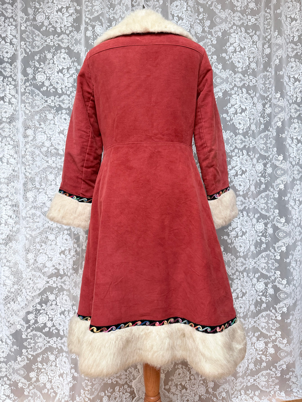 The Marcella: Vintage 1970s Faux Suede/Fur Penny Lane Coat