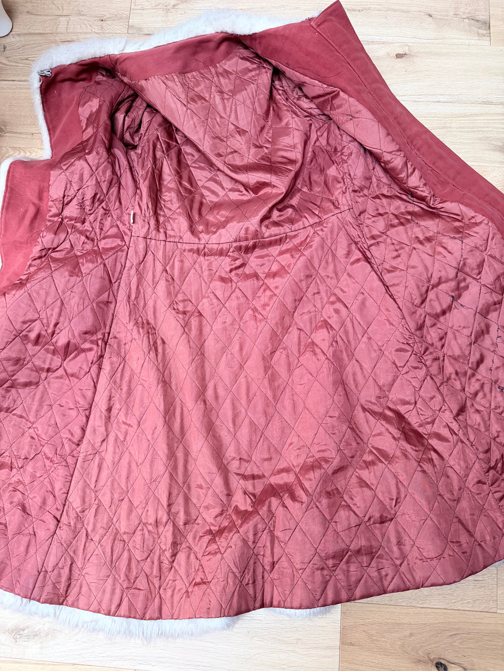 The Marcella: Vintage 1970s Faux Suede/Fur Penny Lane Coat