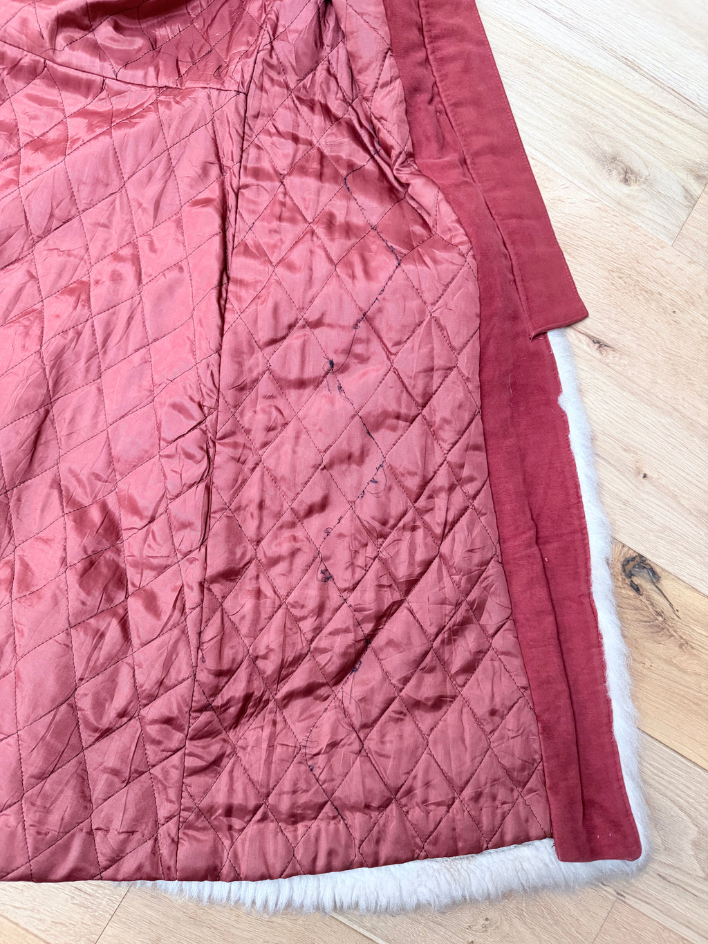 The Marcella: Vintage 1970s Faux Suede/Fur Penny Lane Coat