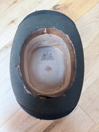 Rare Antique 19th Century Black Top Hat | Gothic Victorian Collector’s Piece
