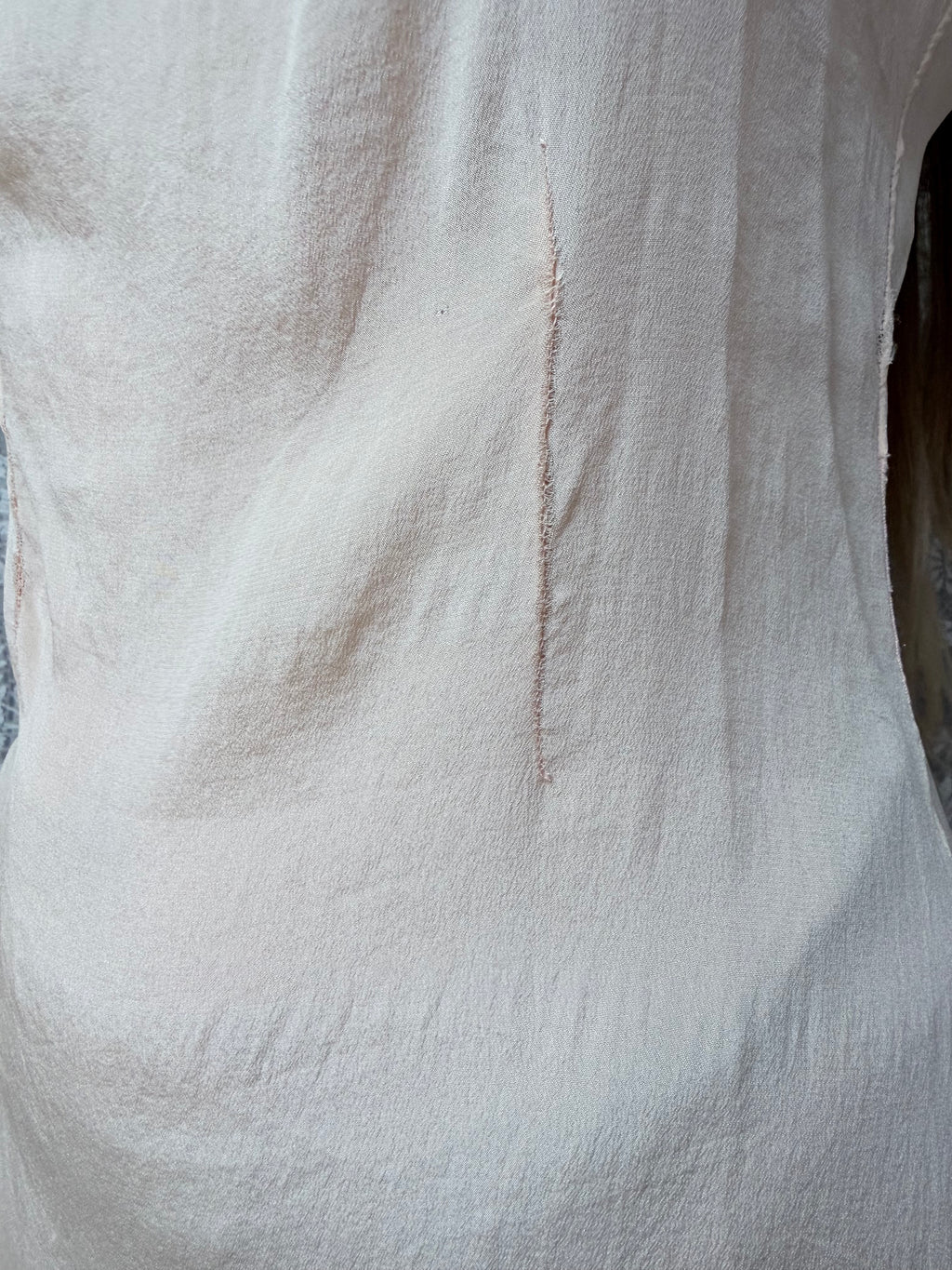 Rare 1920s/1930s Peach Silk Step-In Lace Playsuit
