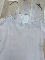 Rare 1920s/1930s Peach Silk Step-In Lace Playsuit