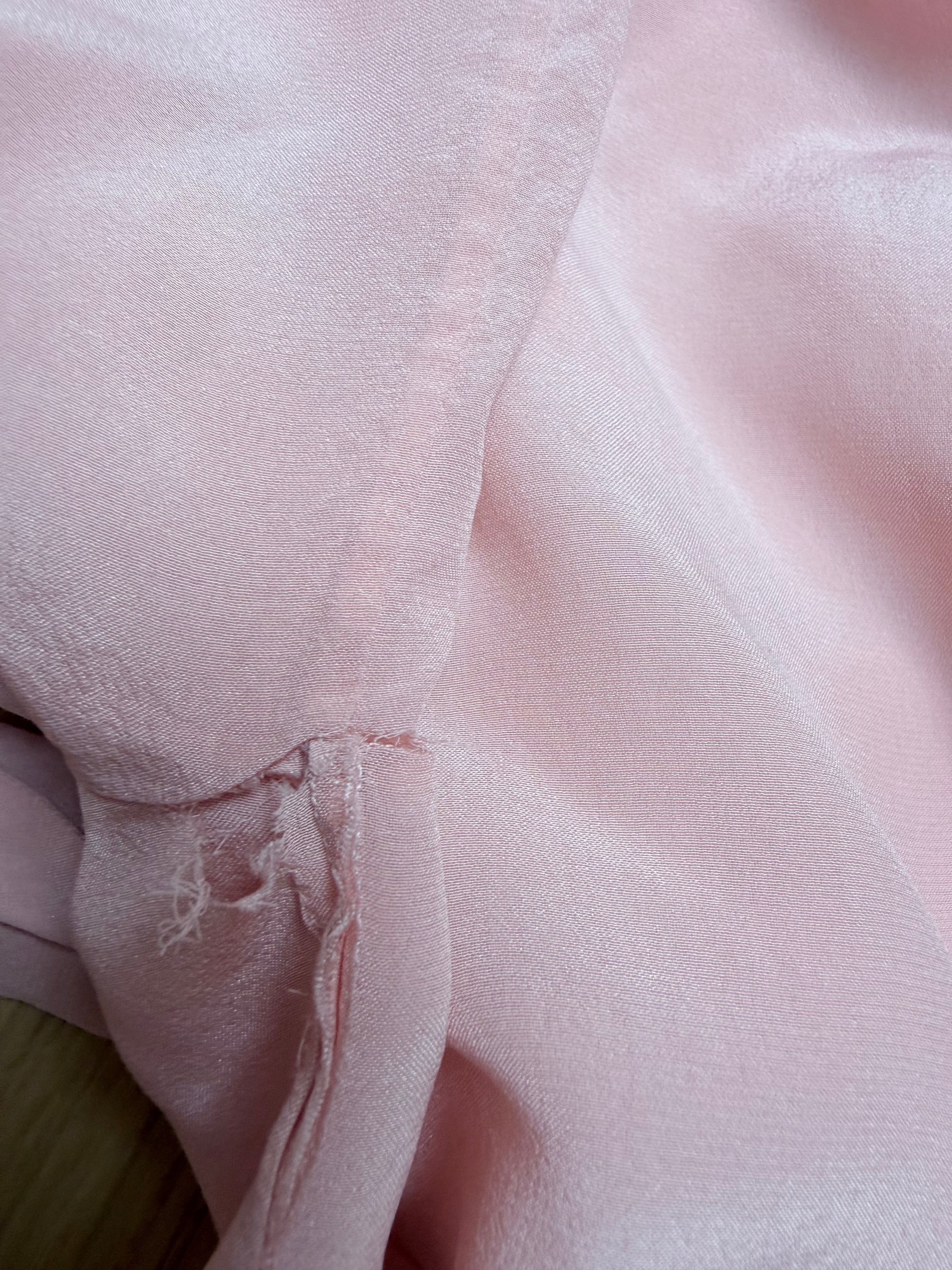 Antique Vintage 1930s Pink Silk Two-Piece Gown & Jacket Set