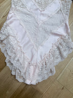 Vintage 1970s St Michael Cream Lace Teddy Bodysuit