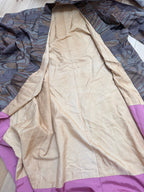 Vintage 1960s/70s Authentic Japanese Abstract Brown Kimono