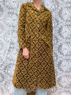 Vintage 1960s Sheraton Velvet Tapestry Carpet Coat
