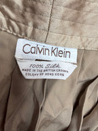 Vintage Designer 1980s Calvin Klein Gold Harem Pants