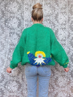 Vintage Designer Knitwear Jump to Jack Oversized Novelty Clown Jumper