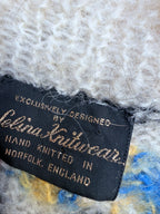 Vintage 1990s–1980s Hand-Knitted Mohair Novelty Playing Card Joker Jumper | Selina Knitwear